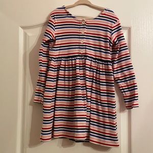 Hanna Anderson stripe dress long sleeve